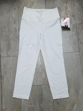 Women with Control White High-Waist Stretch Pants